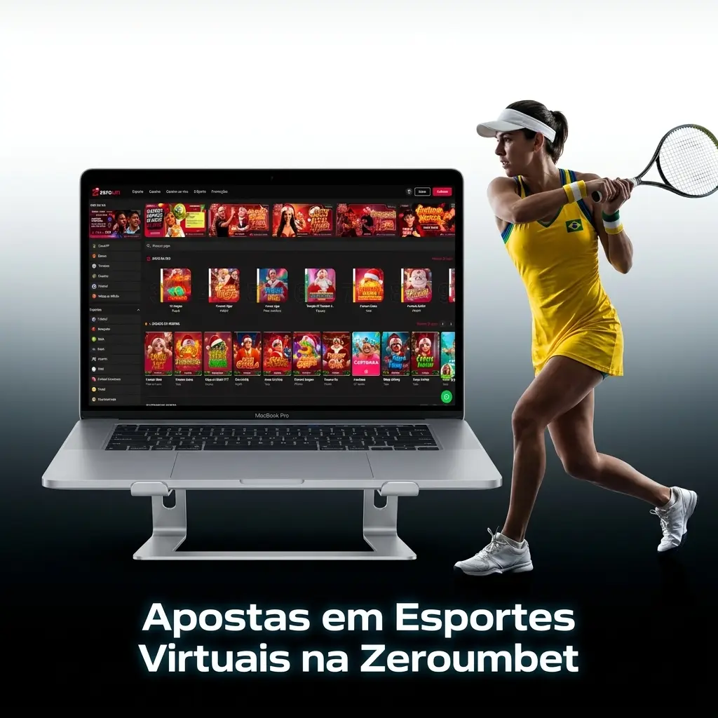 Apostas em esportes virtuais na Zeroumbet com futebol, tênis, basquete e corridas de cavalos disponíveis 24h