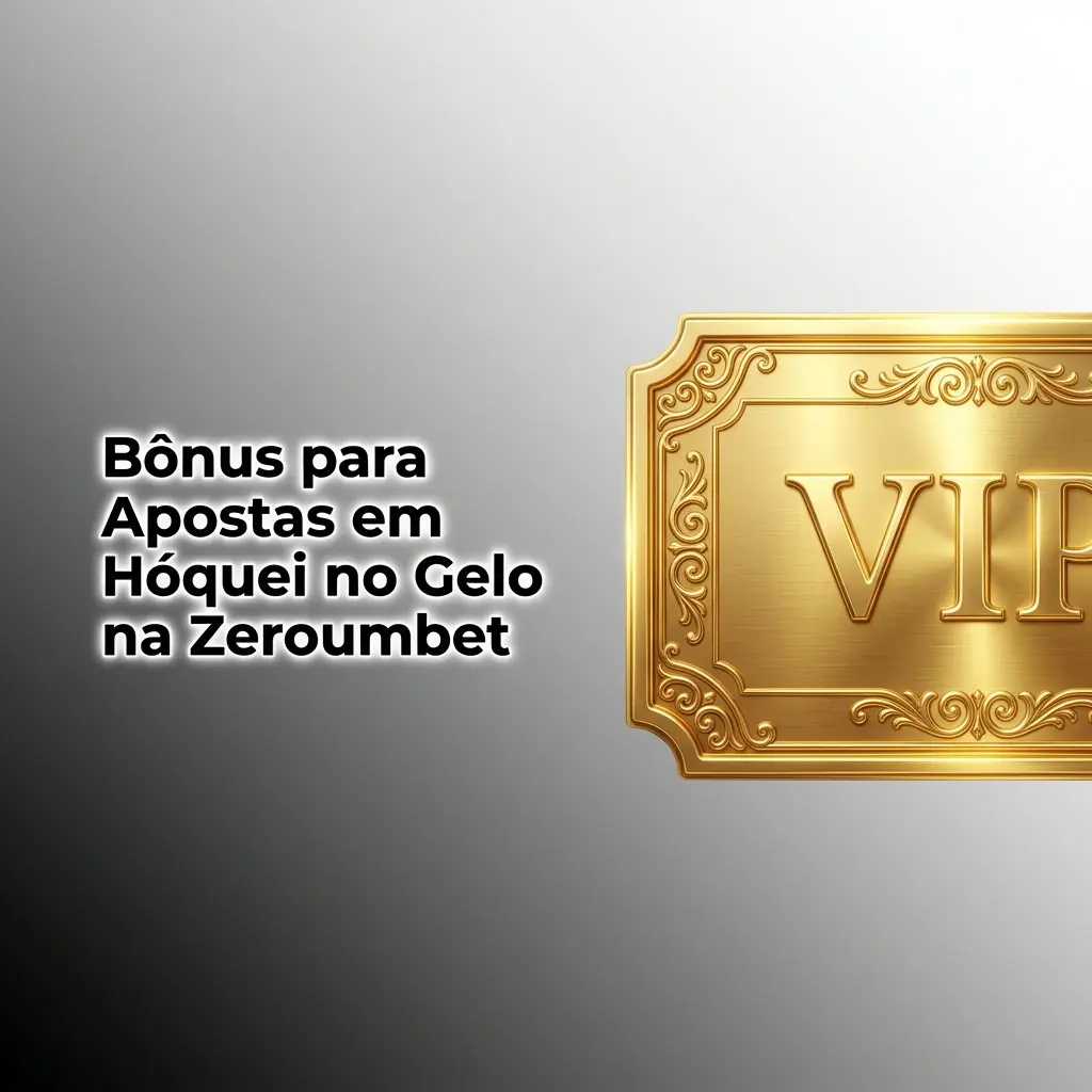 Bônus de boas-vindas Zeroumbet para apostas em hóquei no gelo com requisitos de rollover e depósito mínimo