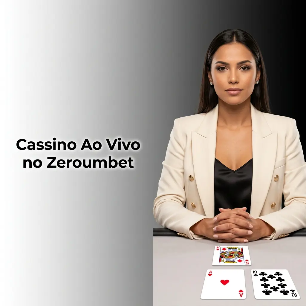 Cassino ao vivo no Zeroumbet com dealers reais em transmissão de vídeo de alta qualidade