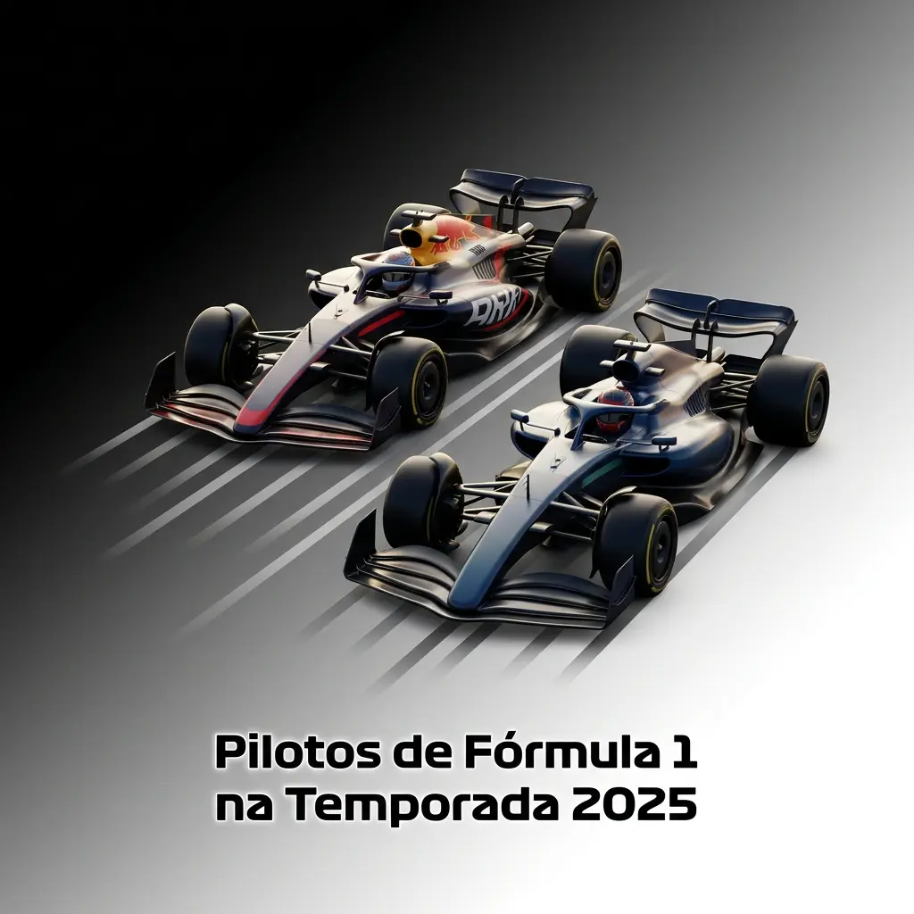 Tabela com pilotos e equipes da Fórmula 1 temporada 2025 com odds para o campeonato